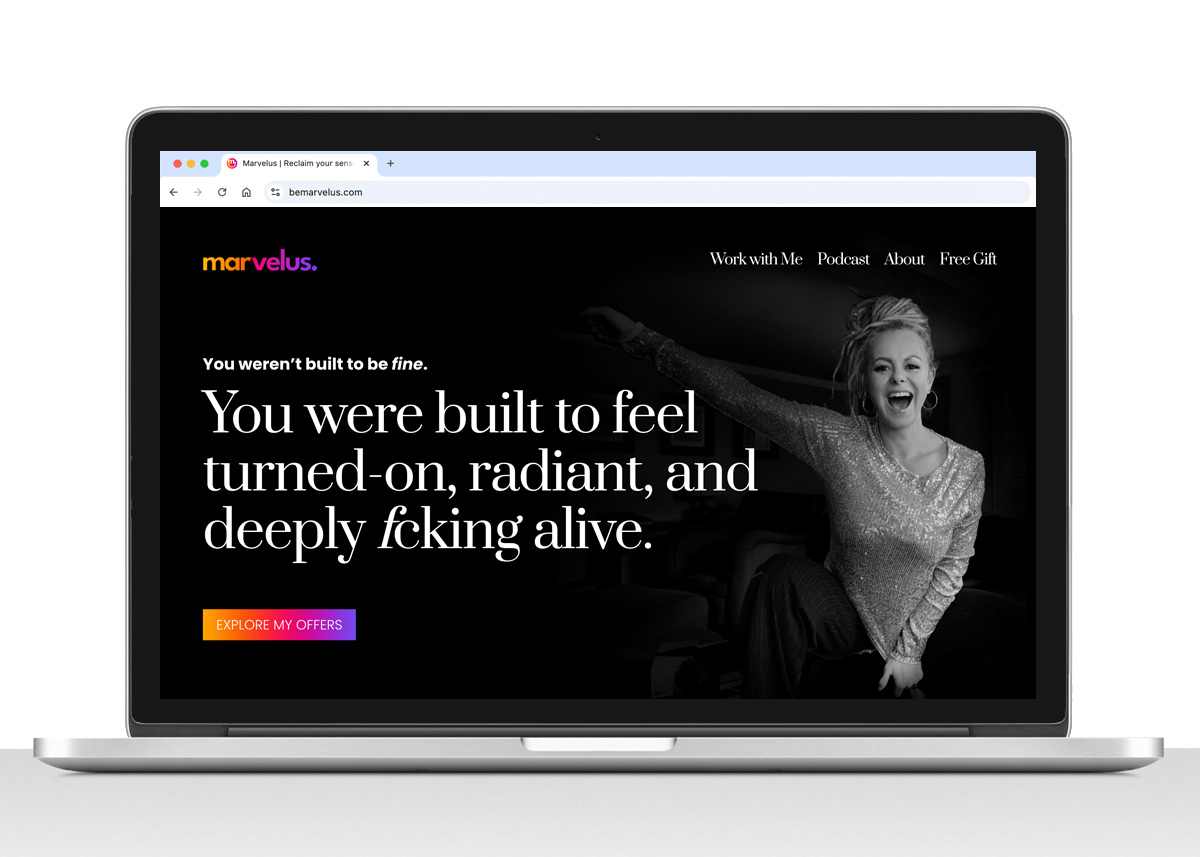 Website Design and Development Marvelus website